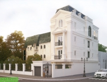 Thiết kế nhà phố đẹp tân cổ điển